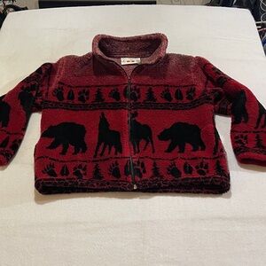 Four Seasons Women's Red and Black Ski Jacket size large